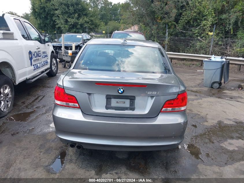 WBAUP7C55CVP23554 2012 BMW 128I