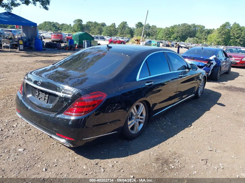 2019 Mercedes-Benz S 450 4Matic VIN: WDDUG6EB9KA487051 Lot: 40202734