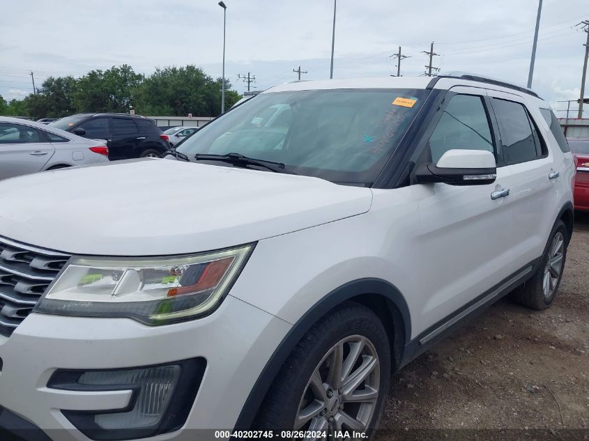 2017 Ford Explorer Limited VIN: 1FM5K7FH6HGE36453 Lot: 40202745