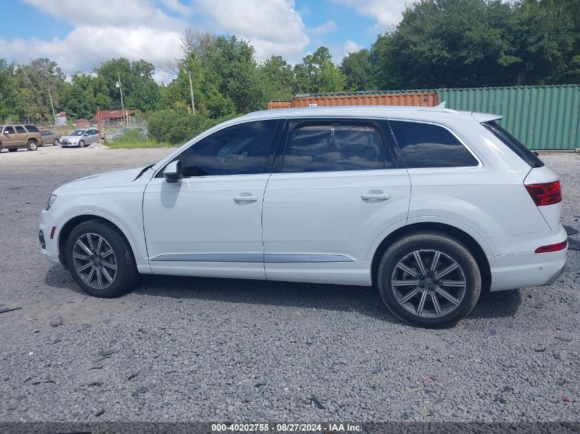 2019 Audi Q7 55 Premium/55 Se Premium VIN: WA1LAAF77KD001074 Lot: 40202755