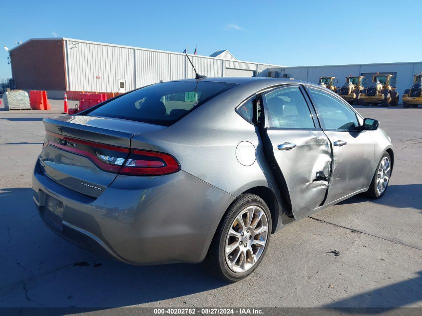 2013 Dodge Dart Limited VIN: 1C3CDFCA7DD714378 Lot: 40202782