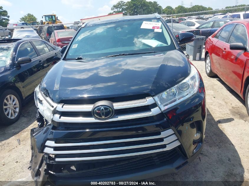 2018 Toyota Highlander Xle VIN: 5TDKZRFH7JS542310 Lot: 40202783