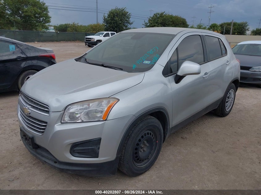 2015 CHEVROLET TRAX 1LS - KL7CJKSB5FB206929
