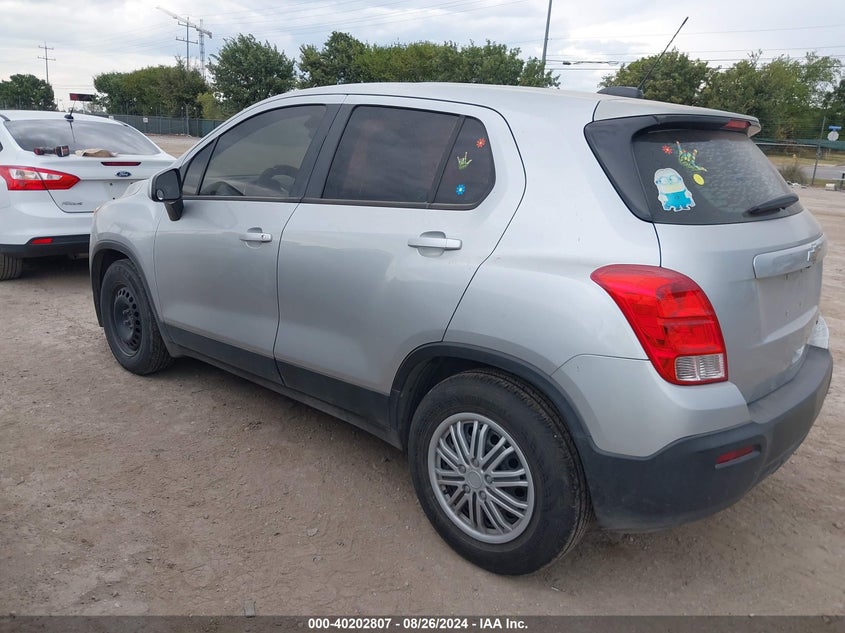 2015 CHEVROLET TRAX 1LS - KL7CJKSB5FB206929