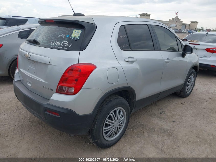 2015 CHEVROLET TRAX 1LS - KL7CJKSB5FB206929