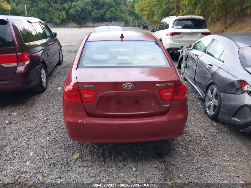 2009 Hyundai Elantra Gls VIN: KMHDU46D69U659287 Lot: 40202827
