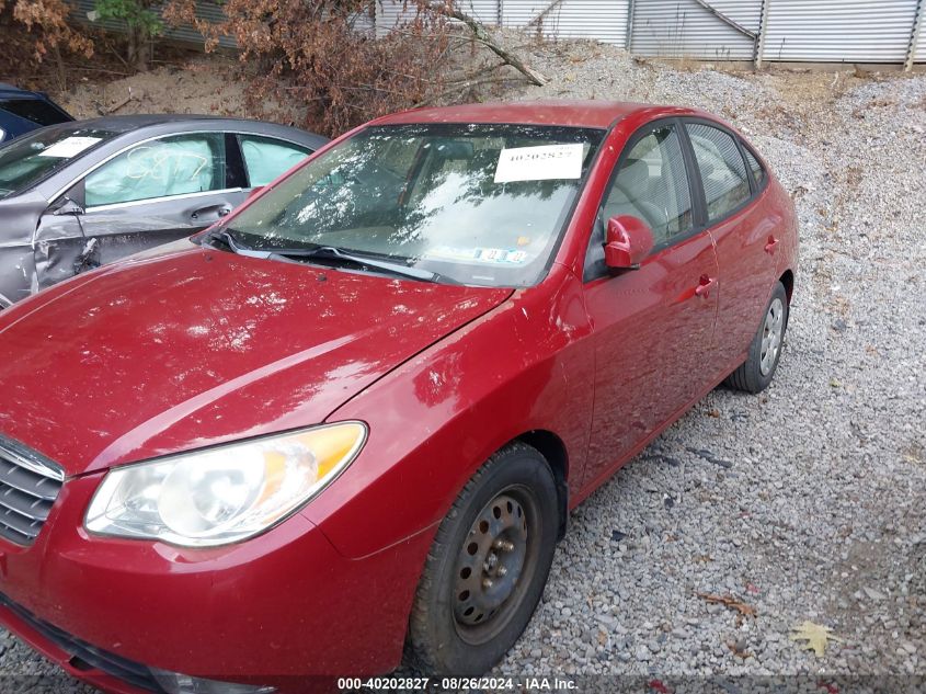 2009 Hyundai Elantra Gls VIN: KMHDU46D69U659287 Lot: 40202827