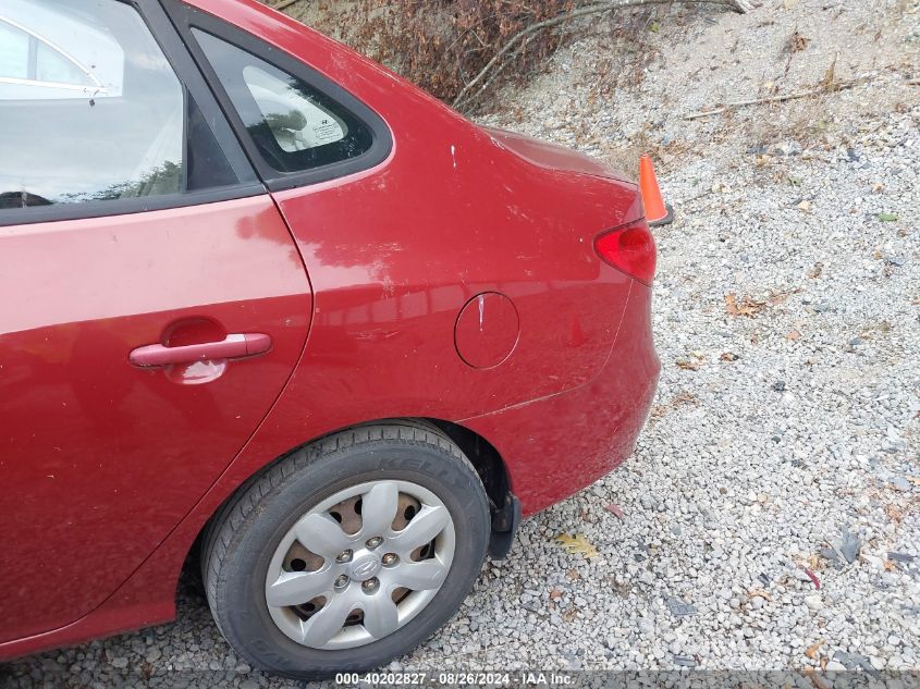 2009 Hyundai Elantra Gls VIN: KMHDU46D69U659287 Lot: 40202827