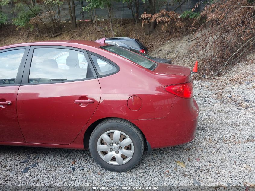 2009 Hyundai Elantra Gls VIN: KMHDU46D69U659287 Lot: 40202827