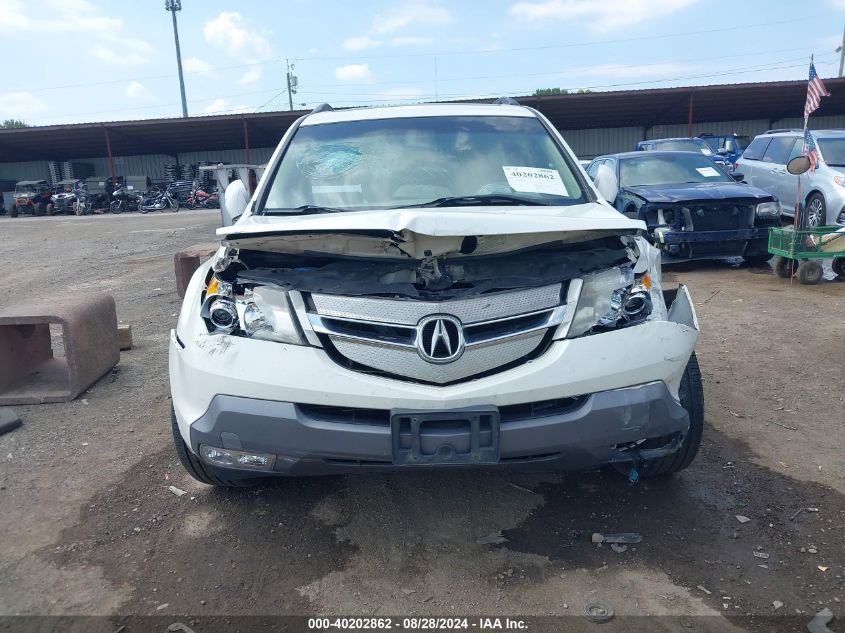 2009 Acura Mdx Technology Package VIN: 2HNYD28639H532888 Lot: 40202862