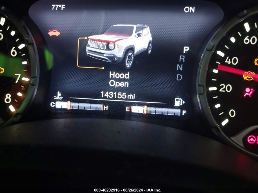 2015 Jeep Renegade Trailhawk VIN: ZACCJBCT7FPB39394 Lot: 40202916