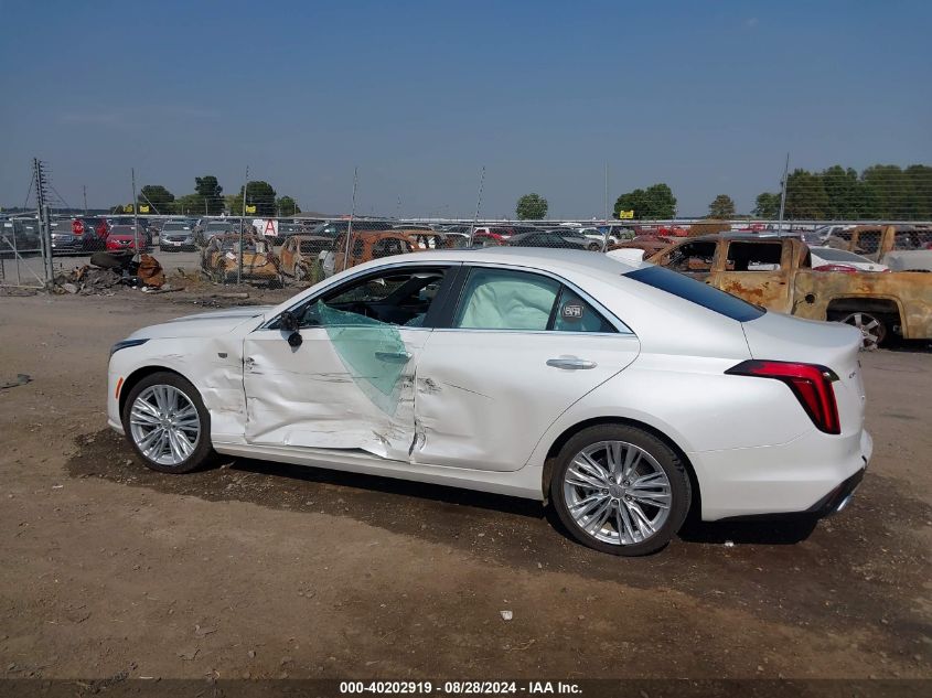 2022 Cadillac Ct4 Premium Luxury VIN: 1G6DF5RKXN0107181 Lot: 40202919