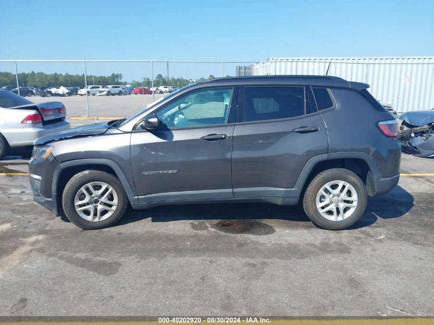 2017 Jeep New Compass Sport Fwd VIN: 3C4NJCAB5HT672560 Lot: 40202920