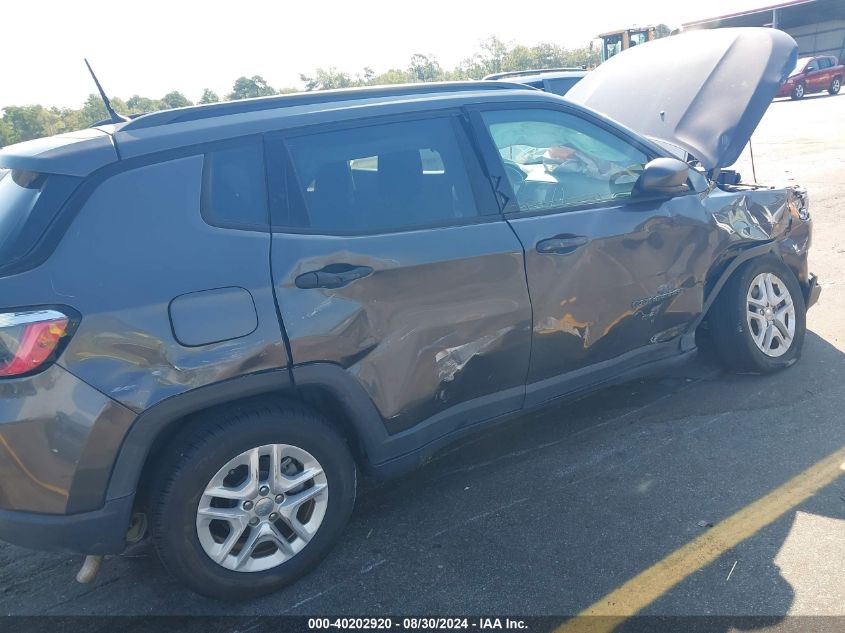 2017 Jeep New Compass Sport Fwd VIN: 3C4NJCAB5HT672560 Lot: 40202920