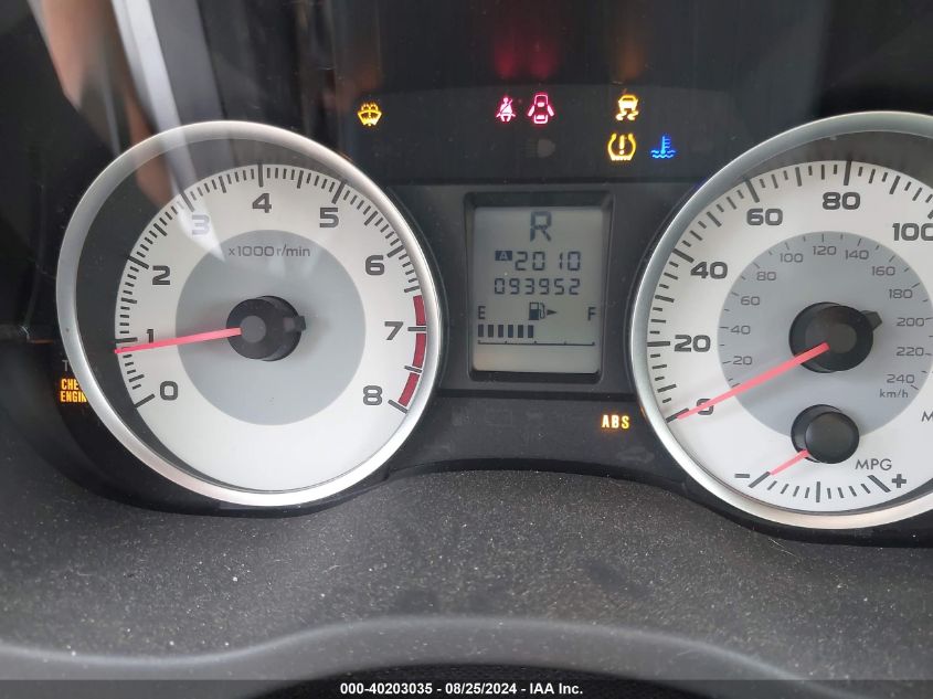 2012 Subaru Impreza 2.0I Premium VIN: JF1GPAE68CH231768 Lot: 40203035