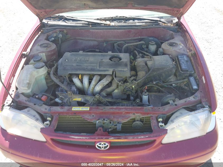 1NXBR12E0YZ414599 2000 TOYOTA COROLLA photo no. 10