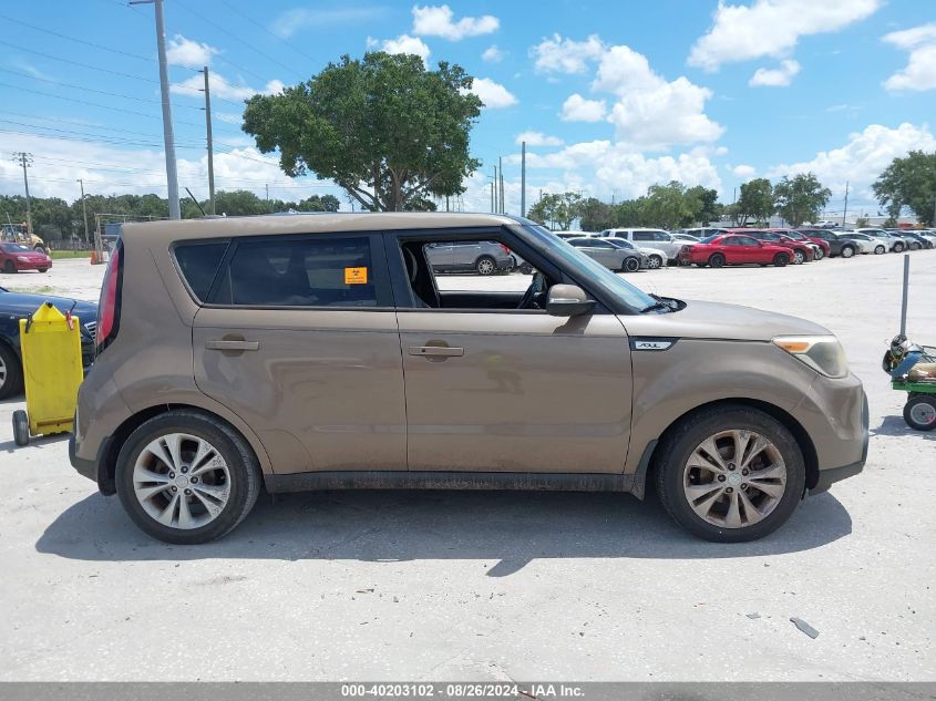 2014 Kia Soul + VIN: KNDJP3A58E7098057 Lot: 40203102