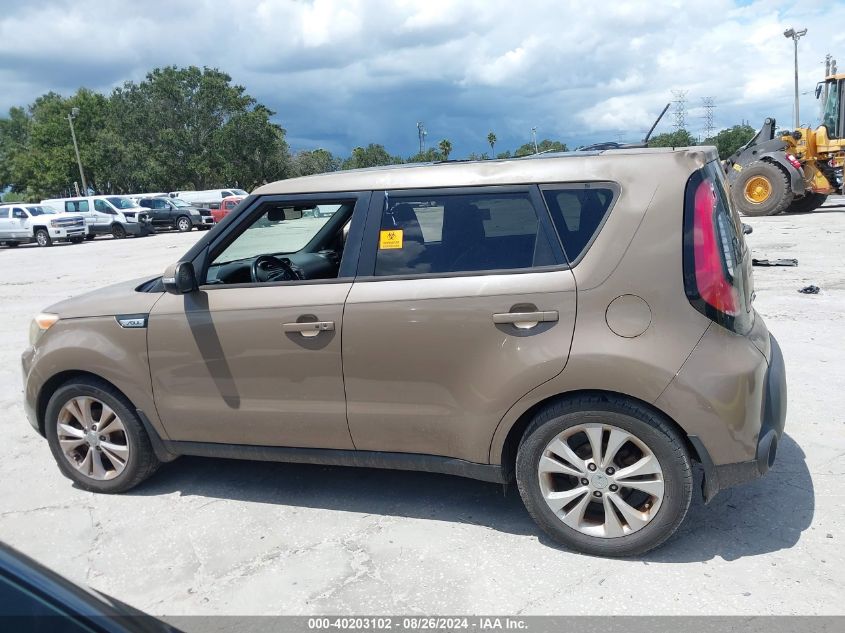 2014 Kia Soul + VIN: KNDJP3A58E7098057 Lot: 40203102