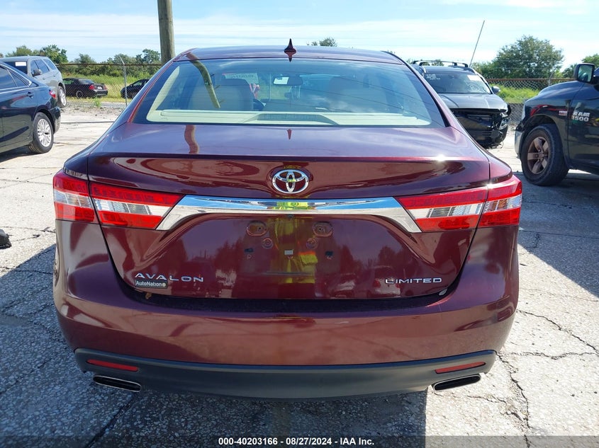 2015 TOYOTA AVALON LIMITED - 4T1BK1EB1FU178922
