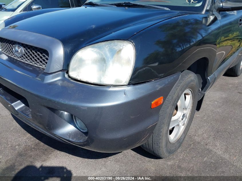 2004 Hyundai Santa Fe Gls VIN: KM8SC13D34U636569 Lot: 40203190