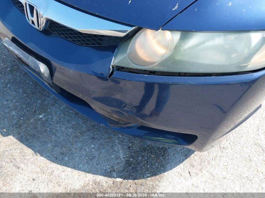 2009 Honda Civic Lx VIN: 1HGFA16519L012476 Lot: 40203191