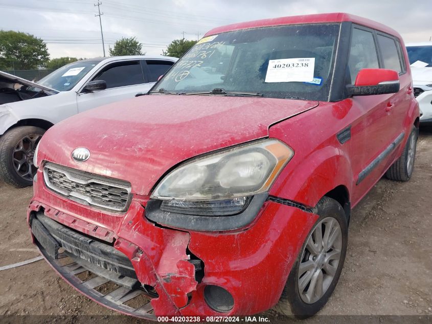 2013 Kia Soul + VIN: KNDJT2A66D7597727 Lot: 40203238