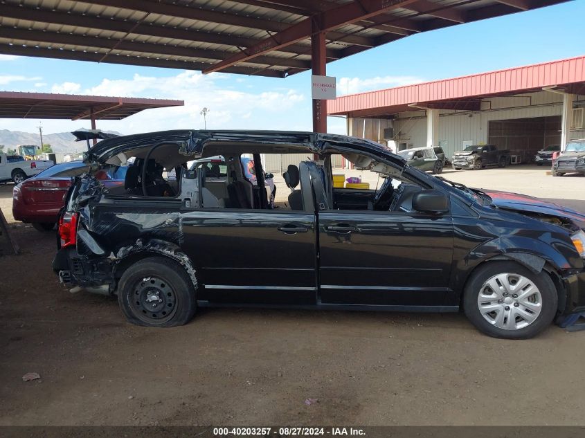 2016 Dodge Grand Caravan Se VIN: 2C4RDGBG1GR374633 Lot: 40203257