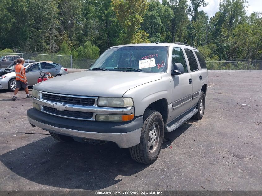 2005 Chevrolet Tahoe Ls VIN: 1GNEC13T75R144096 Lot: 40203279