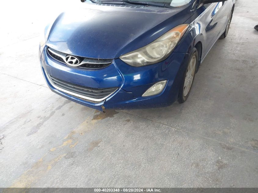 2013 Hyundai Elantra Gls VIN: KMHDH4AE1DU711308 Lot: 40203348