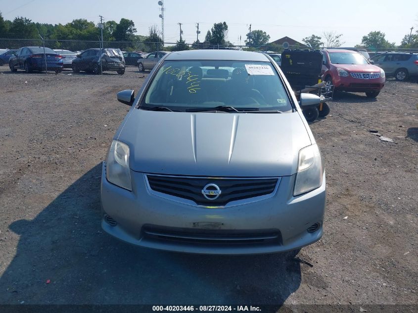 2010 Nissan Sentra 2.0S VIN: 3N1AB6AP7AL644180 Lot: 40203446