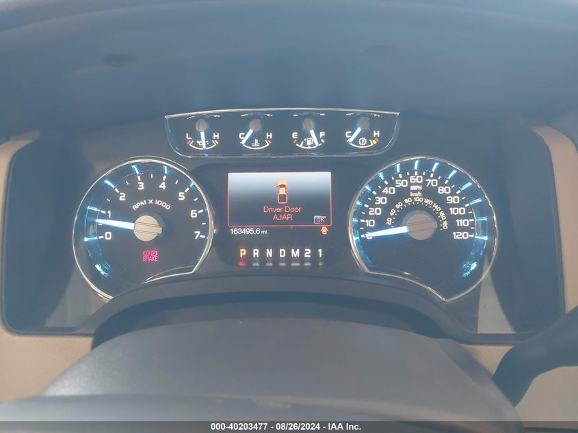 2012 Ford F-150 Lariat VIN: 1FTFW1EF8CFC24968 Lot: 40203477