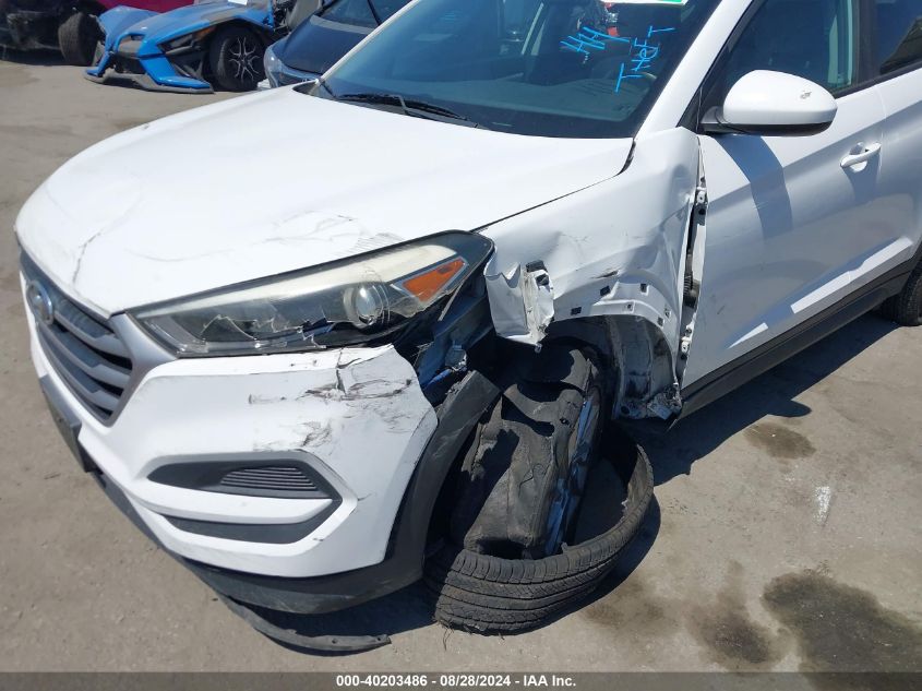 2017 Hyundai Tucson Se VIN: KM8J23A44HU276098 Lot: 40203486