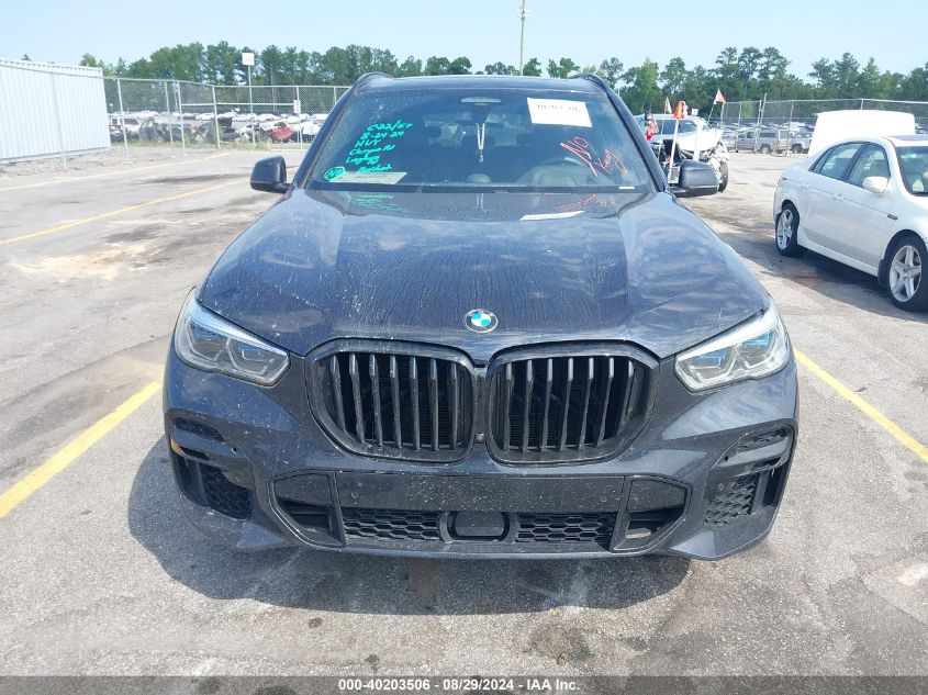 2022 BMW X5 xDrive40I VIN: 5UXCR6C0XN9L56152 Lot: 40203506