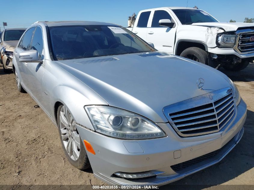 2010 Mercedes-Benz S 400 Hybrid VIN: WDDNG9FB6AA290521 Lot: 40203535