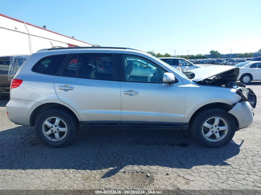 2007 Hyundai Santa Fe Gls VIN: 5NMSG73D87H068276 Lot: 40203536