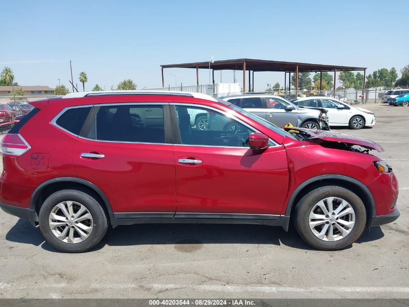 2016 Nissan Rogue Sv VIN: 5N1AT2MT8GC893647 Lot: 40203544