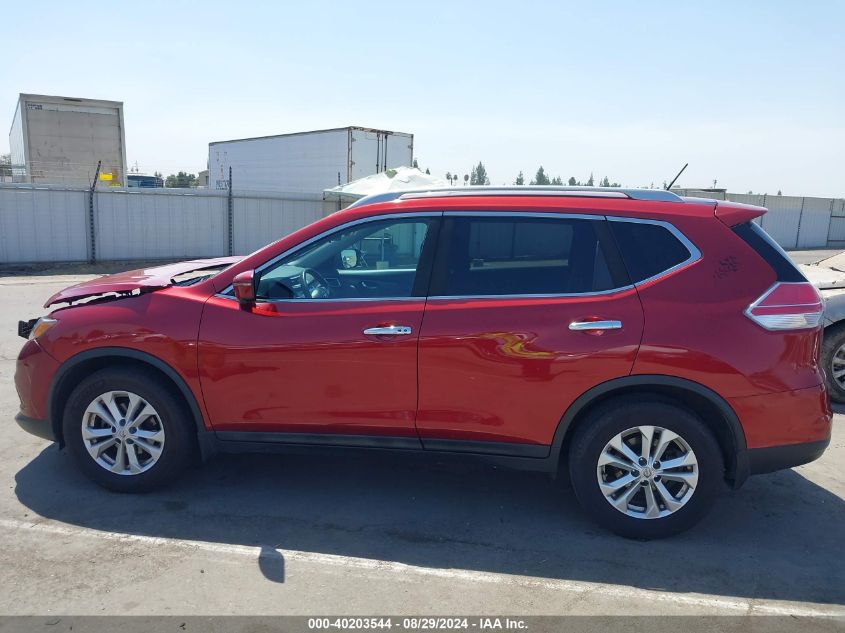 2016 Nissan Rogue Sv VIN: 5N1AT2MT8GC893647 Lot: 40203544