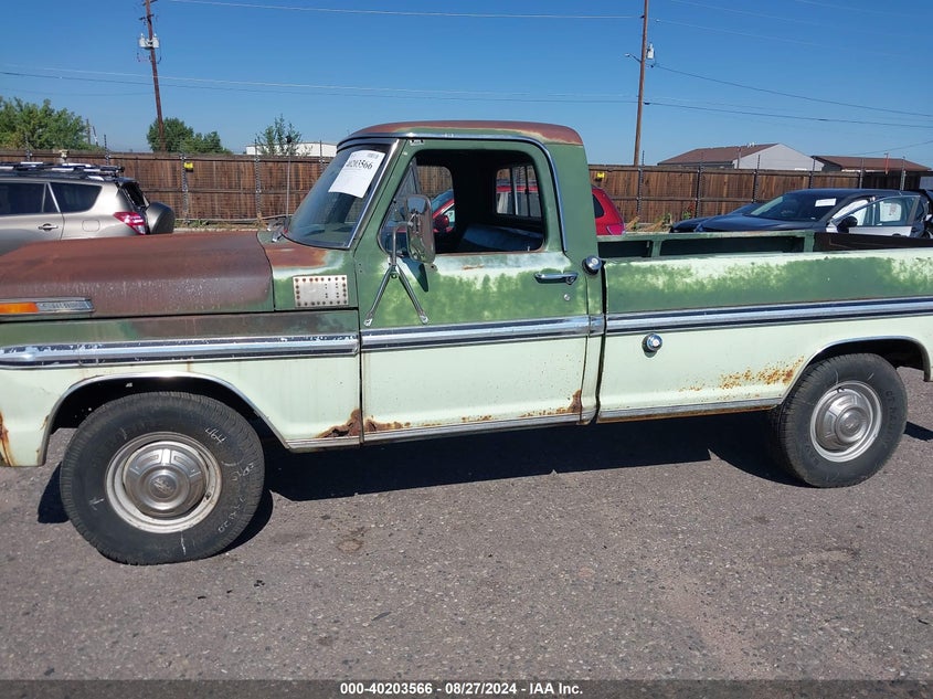 1972 Ford F-250 VIN: F25HLP81273 Lot: 40203566