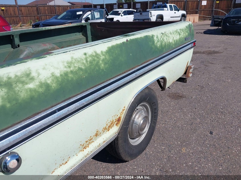 1972 Ford F-250 VIN: F25HLP81273 Lot: 40203566