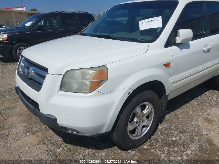 2006 Honda Pilot Ex-L VIN: 5FNYF18526B004861 Lot: 40203604