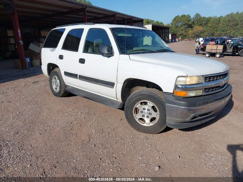 2005 Chevrolet Tahoe Ls VIN: 1GNEC13VX5J154900 Lot: 40203639