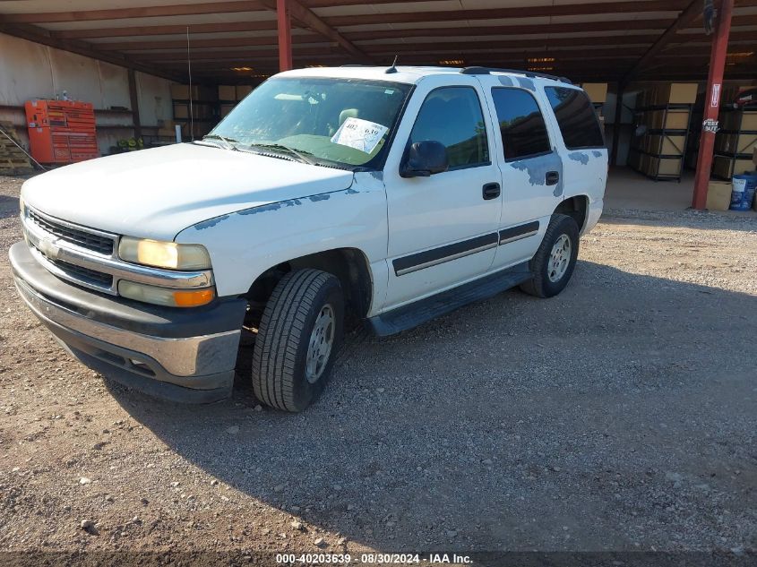 2005 Chevrolet Tahoe Ls VIN: 1GNEC13VX5J154900 Lot: 40203639