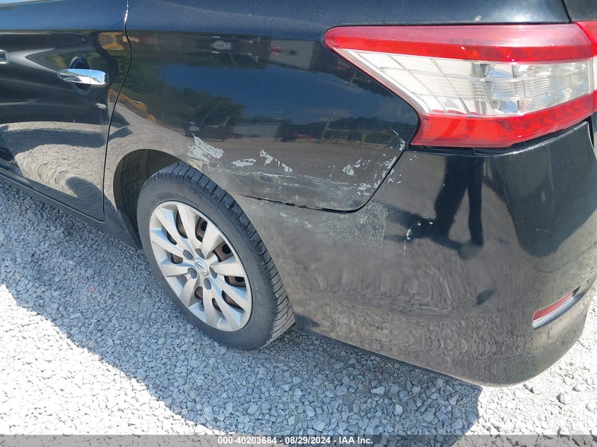 2013 Nissan Sentra S VIN: 3N1AB7AP7DL743186 Lot: 40203684