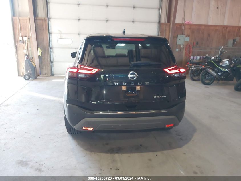 2021 Nissan Rogue Sv Intelligent Awd VIN: JN8AT3BB6MW201632 Lot: 40203720