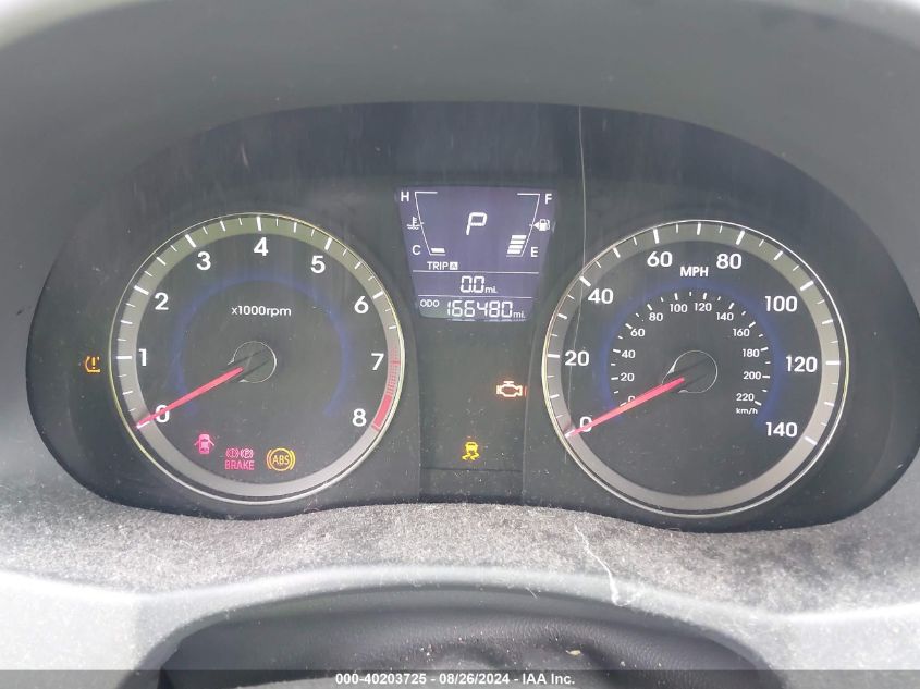 2013 Hyundai Accent Gls VIN: KMHCU4AE5DU313784 Lot: 40203725