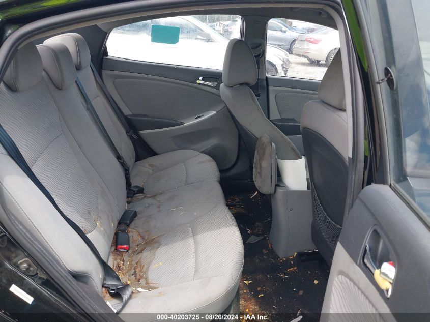 2013 Hyundai Accent Gls VIN: KMHCU4AE5DU313784 Lot: 40203725