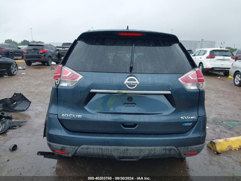 2014 Nissan Rogue Sv VIN: 5N1AT2MV2EC817727 Lot: 40203785