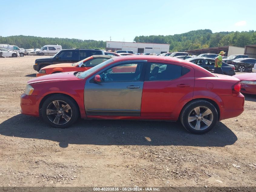 2011 Dodge Avenger Lux VIN: 1B3BD2FG1BN519398 Lot: 40203835