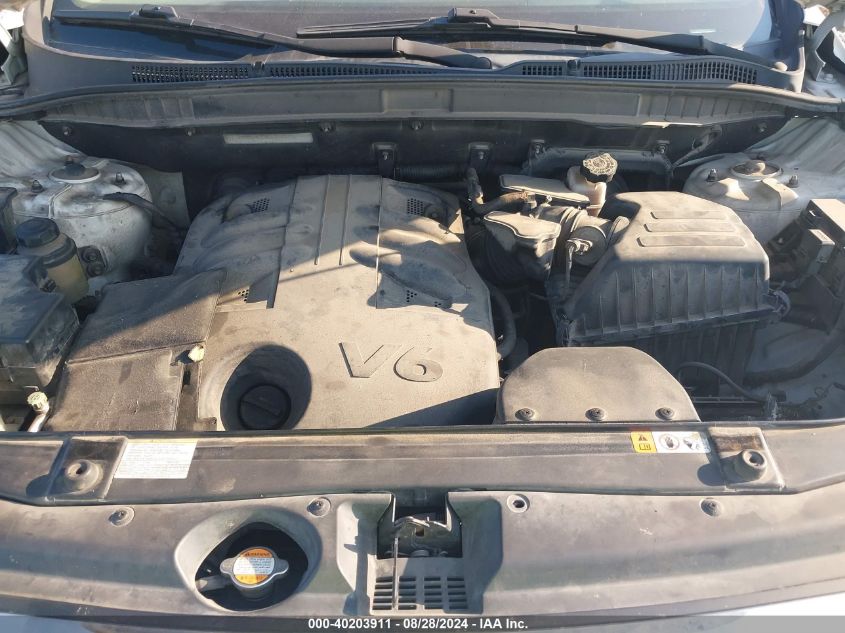 2012 Hyundai Veracruz Limited VIN: KM8NU4CC0CU192021 Lot: 40203911