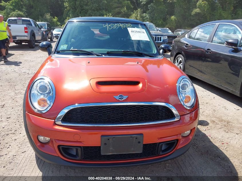 2013 Mini Hardtop Cooper S VIN: WMWSV3C57DT475939 Lot: 40204038